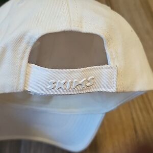 SKIMS White Baseball Cap